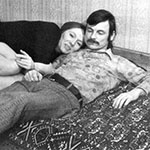 Andrei Tarkovsky with his wife Larisa Tarkovskaya